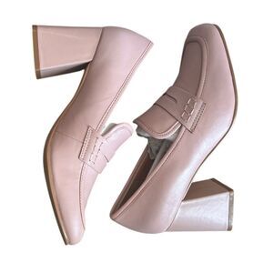 Lisa Vicky Pink Moxie Block Heel Pump 7.5